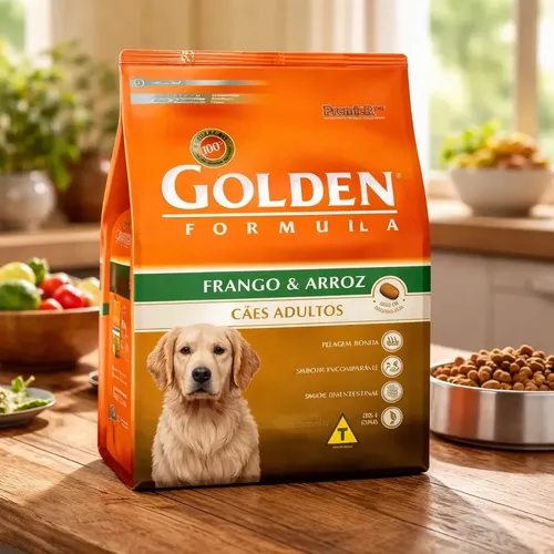 Golden Ração Seca para Cão Adulto Frango Arroz 3kg Saúde Bucal 7