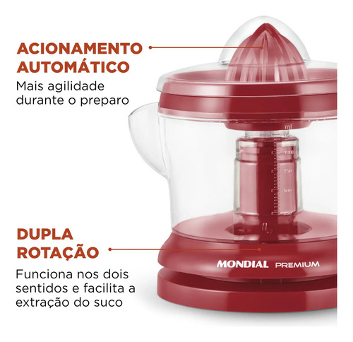 Espremedor Premium, Mondial, 30W - E-23 4