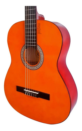 Violão Clássico Giannini N-14 Natural Tampo Sabina Verniz Brilhante Com Cordas De Nylon 5