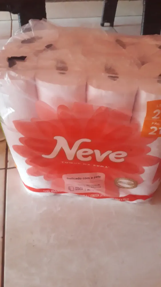 Papel higiênico Neve Toque da Seda folha dupla 30 m de 40 un 13