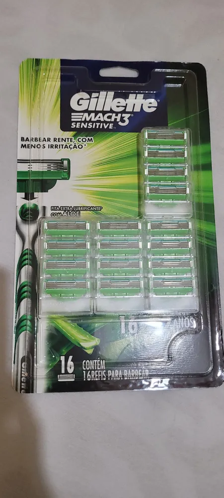 Carga para lâmina de barbear Gillette Mach3 Sensitive 20 u 6