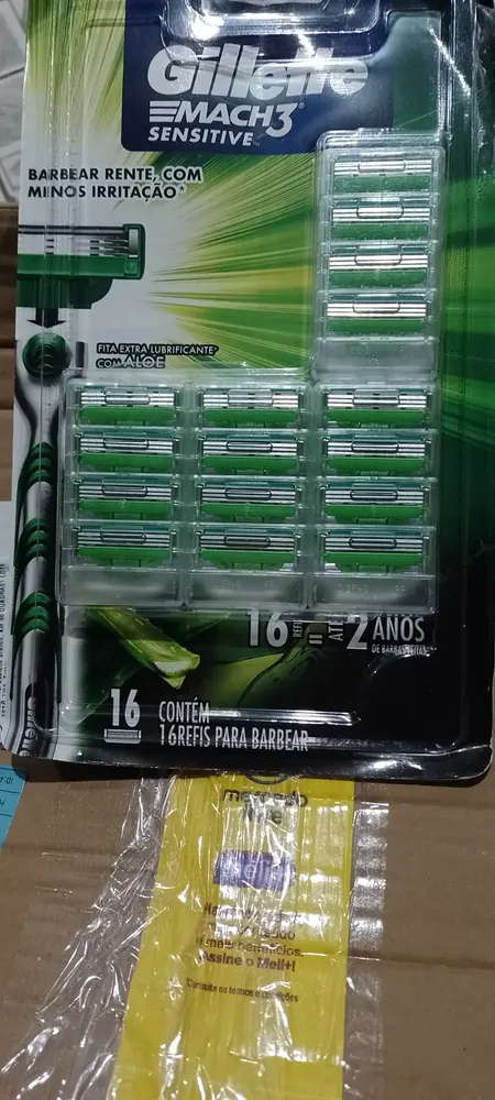 Carga para lâmina de barbear Gillette Mach3 Sensitive 20 u 7