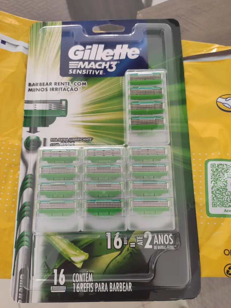 Carga para lâmina de barbear Gillette Mach3 Sensitive 20 u 9