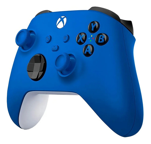 Controle Joystick Sem Fio Microsoft Xbox Shock Blue 2