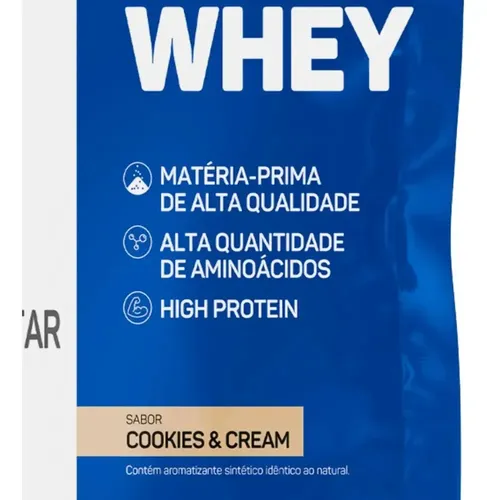 100% Whey 900g Refil Max Titanium Sabor Cookies & cream 2