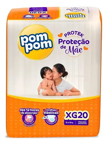 Fraldas Pom Pom Protek XG x 20 unidades 4