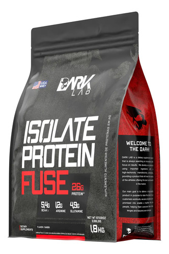 Whey Isolate Protein Fuse Refil 1,8kg Dark Lab - Mp Importad Sabor Creme de avelã 3