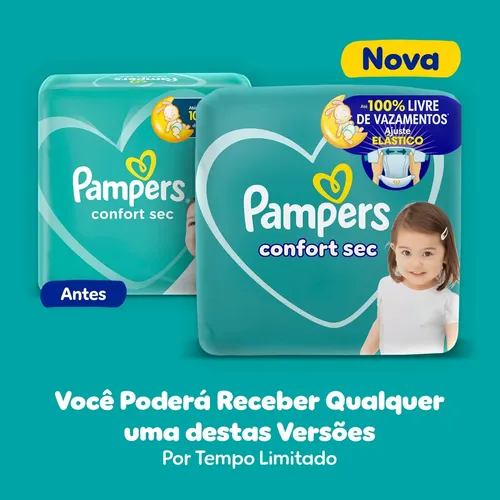 Fralda Pampers Confort Sec Tamanho XXG 112 Unidades 11