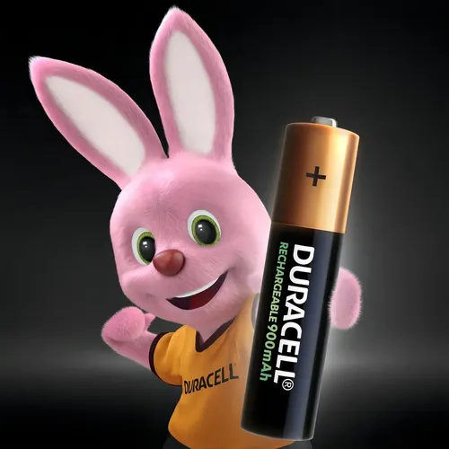 Pilha Recarregável Aaa Palito 900 Mah Duracell Com 2 Unidade 5