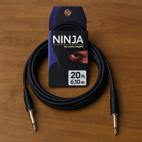 Cabo Santo Angelo Ninja Guitarra Violão Baixo P10 - 6,1 Metros 2