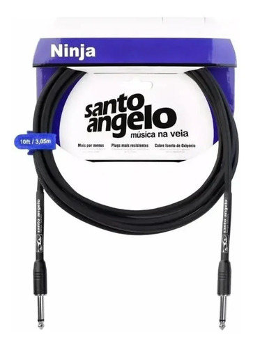 Cabo Santo Angelo Ninja Guitarra Violão Baixo P10 - 6,1 Metros 4