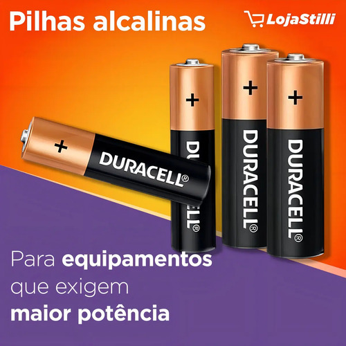 Pilha Alcalina Aa Pequena Duracell Com 2 Unidades 11