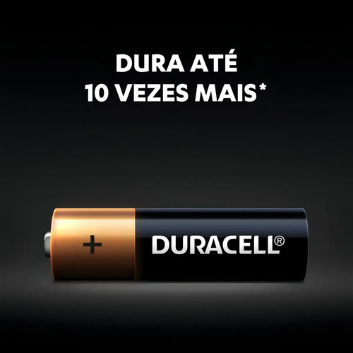 Pilha Alcalina Aa Pequena Duracell Com 2 Unidades 4