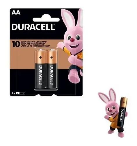 Pilha Alcalina Aa Pequena Duracell Com 2 Unidades 7