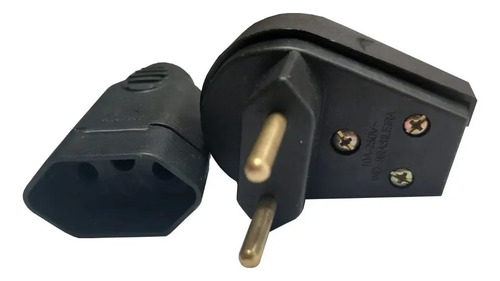 Extensão Elétrica 50 Metros 10a Cabo Pp 2x1,0 Reforçada Cor Preto Click Cabos 3