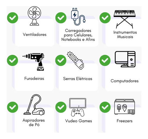 Extensão Elétrica 50 Metros 10a Cabo Pp 2x1,0 Reforçada Cor Preto Click Cabos 5