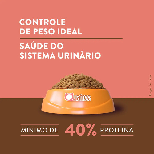 Ração Seca Quatree Supreme Gatos Adultos Castrados Salmão Batata 10kg 6