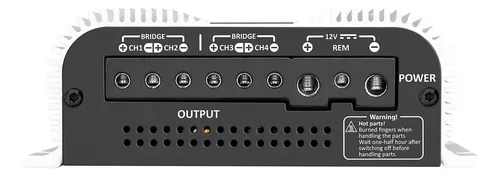 Modulo Taramps Ts 800 Rms Ts800x4 2 Ohms Amplificador 800w Entrada Rca E Fio T800 4 Canais Som Automotivo 6