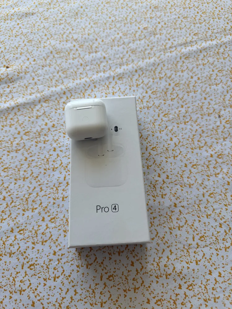 Fone De Ouvido Bluetooth Sem Fio Bateria de Longa Duração Pro 4 Branco Conecta Rápido Fast Plug Com Case Carregador E Microfone 14