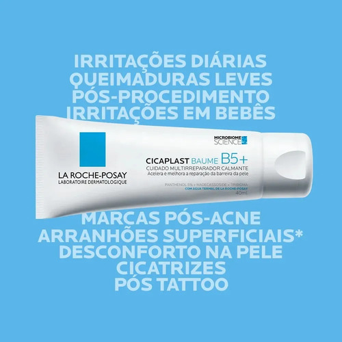 Creme Multirreparador Calmante, Cicaplast Baume B5+ La Roche-Posay, 20ml 6