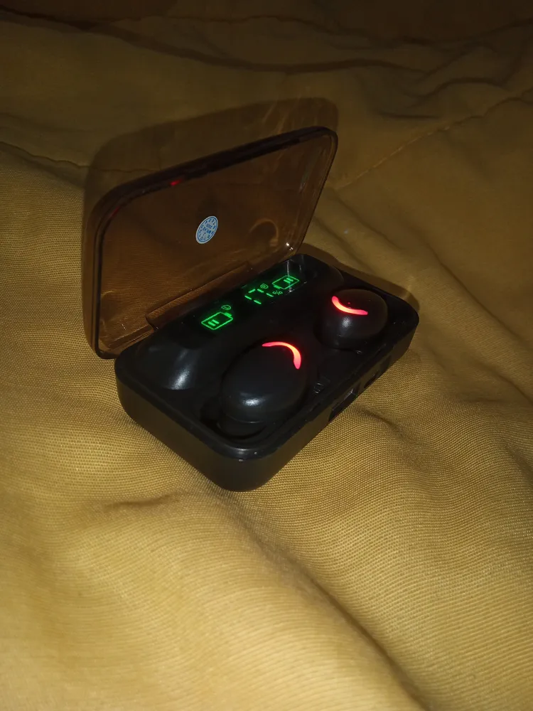 Fone De Ouvido Sem Fio Bluetooth F9-5 Pares Som Imersivo Powerbank Moderno Bateria Longa Duração Academia Compativel Com Todos Celulares — foto 11