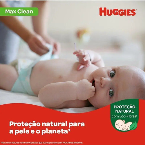Lenços Umedecidos Huggies Max Clean Lv 4 Pg 3 - 192 Unidades 5