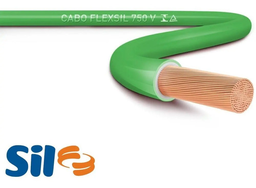 Cabo flexivel SIL Flexível 1x10mm² verde x 40m em rolo 4