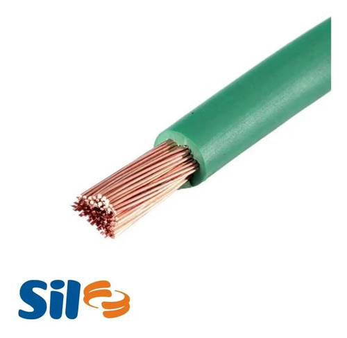 Cabo flexivel SIL Flexível 1x10mm² verde x 40m em rolo 5