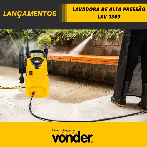 Lavadora de Alta Pressão Vonder LAV 1300 – 1300 Libras, Compacta, Potente, Ideal para Carros, Quintais e Limpezas Pesadas 5
