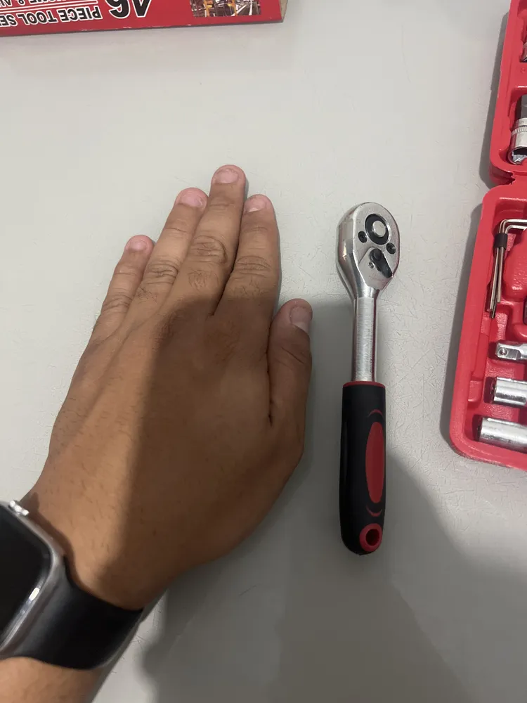 Kit Ferramentas Quicko 46 Peças Com Soquetes e Chaves Para Carro e Casa 7