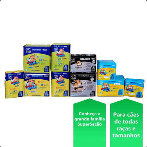 Petix Super Secão Tapete Higiênico 30 unidades 80cm x 60cm 2