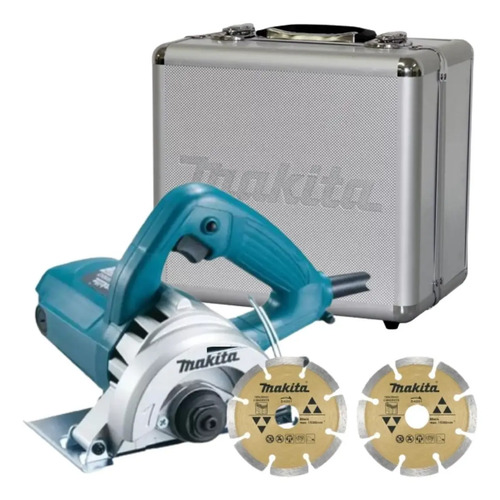 Serra Marmore 4.3/8 4100nh3zx2 Makita C/ Discos Maleta