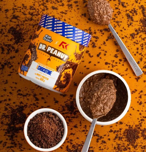 Pasta de Amendoim Dr Peanut Chocotine com Whey Protein 600g