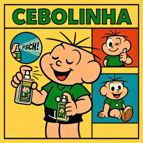 Colônia Turma Da Mônica Cebolinha Jequiti 25mL 5