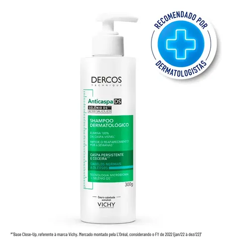 Shampoo Anticaspa para Normais a Oleosos com Selênio DS, DS Dercos Vichy, 300ml 3