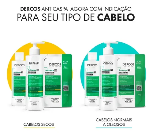 Shampoo Anticaspa para Normais a Oleosos com Selênio DS, DS Dercos Vichy, 300ml 4