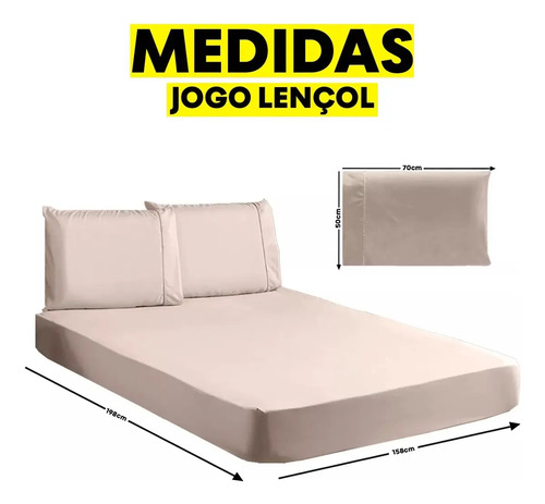 Jogo De Lençol Queen Micropercal 400 Fios Sofisticado 3pç Verde Liso 4