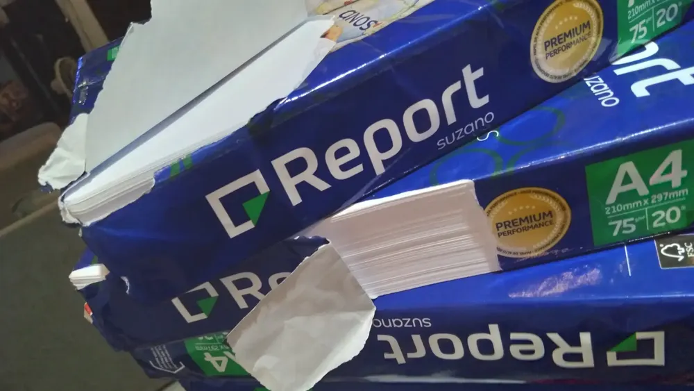 Papel Sulfite A4 Report 2500 Folhas Premium 5 Resmas 75g 14