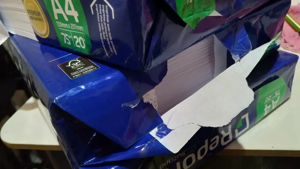 Papel Sulfite A4 Report 2500 Folhas Premium 5 Resmas 75g 9