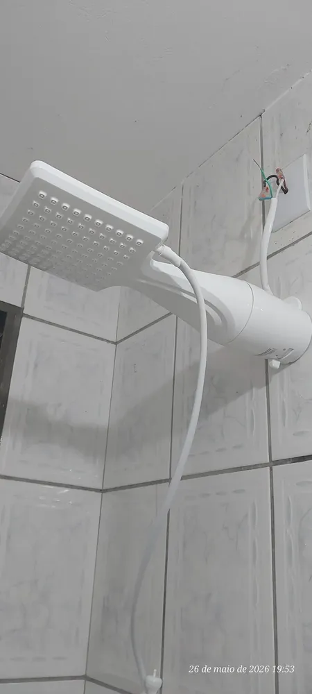 Chuveiro elétrico Lorenzetti Multitemperaturas Loren Shower branco 7.5kW 9