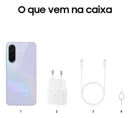 Smartphone Samsung Galaxy A36 5g 128gb 6gb Ram Câmera Tripla De Até 50mp Selfie De 12mp Ip67 Super Amoled 6.7'' Nfc Recursos Ai Android E Segurança Snapdragon - Violeta 10