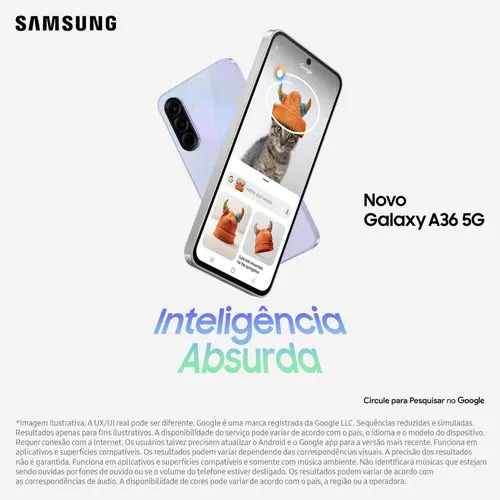 Smartphone Samsung Galaxy A36 5g 128gb 6gb Ram Câmera Tripla De Até 50mp Selfie De 12mp Ip67 Super Amoled 6.7'' Nfc Recursos Ai Android E Segurança Snapdragon - Violeta 9