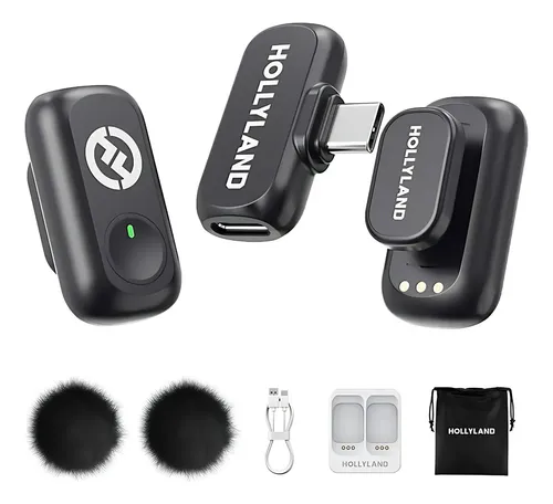 Microfone Hollyland Lark A1 Mini Usb-c Preto 2