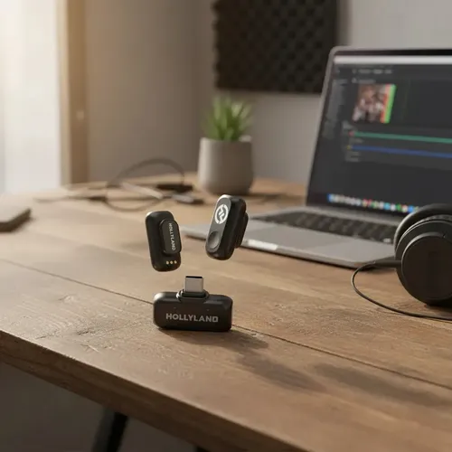 Microfone Hollyland Lark A1 Mini Usb-c Preto 7