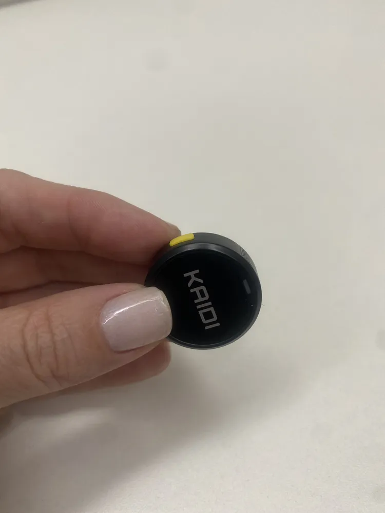 Microfone Sem Fio Lapela KAIDI KMF4-A Imã Duplo Anti Ruído para Iphone 11 12 13 14 9
