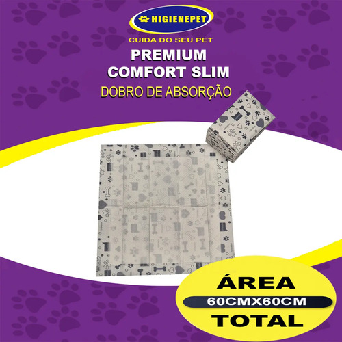 Tapete Higiênico Higienepet 60x60cm 50 Unidades Premium Ultra Absorção 2