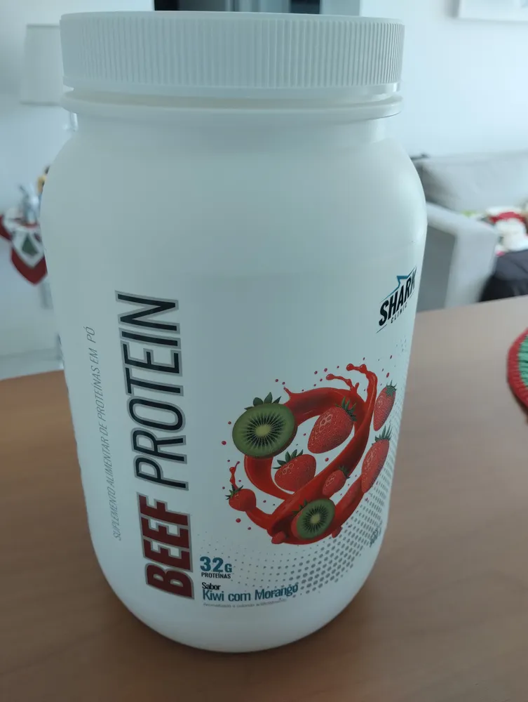 Beef Protein Zero Lactose da Shark Pro Sabor Laranja com Acerola 900g 12