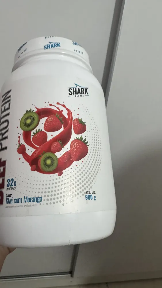 Beef Protein Zero Lactose da Shark Pro Sabor Laranja com Acerola 900g 14