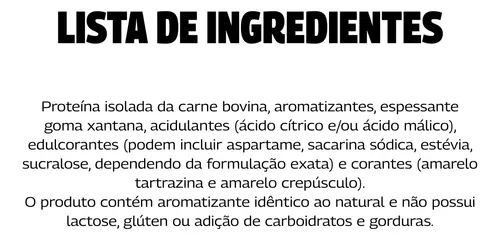 Beef Protein Zero Lactose da Shark Pro Sabor Laranja com Acerola 900g 3