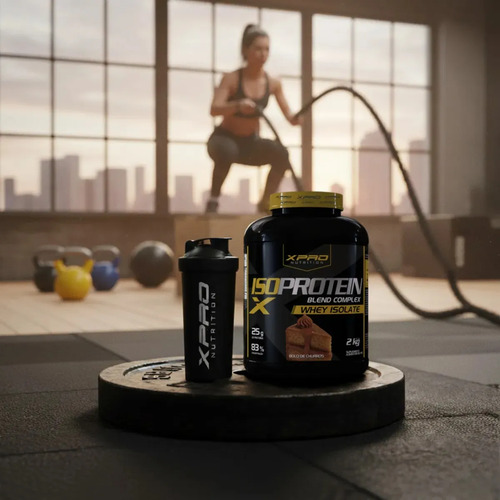 Kit 2 Suplementos Whey Protein Isolado Blend Complex 2kg Churros Zero Açucar - Xpro Nutrition 5